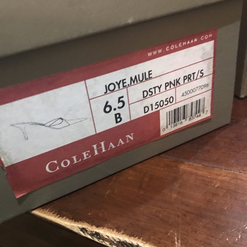 Cole Haan Suede Pink Mule - Picture 4 of 8
